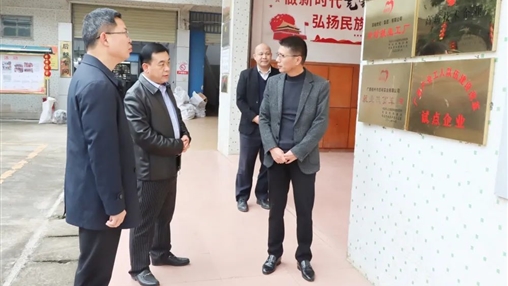 岑溪市人大常委會(huì)主任羽國(guó)強(qiáng)率調(diào)研組蒞臨百裕集團(tuán)檢查指導(dǎo)工作